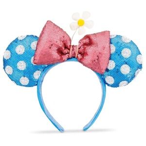 Disney Minnie Sequin Polka Dot Flower Ears